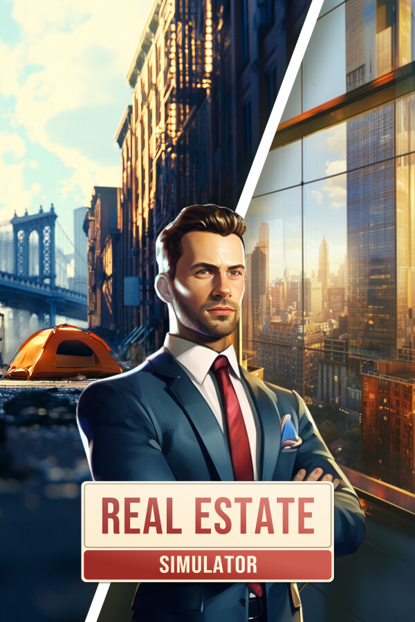 Capa de REAL ESTATE Simulator - FROM BUM TO MILLIONAIRE