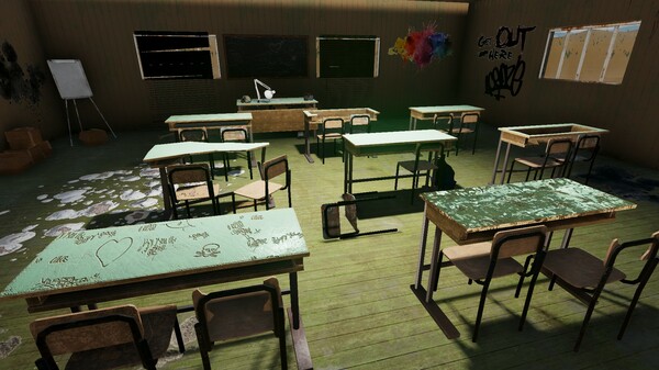 GameGuru MAX Wasteland Asset Pack - Abandoned School screenshot 7
