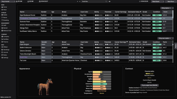 Horse Racing Manager