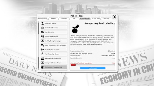 Democracy 3: Social Engineering