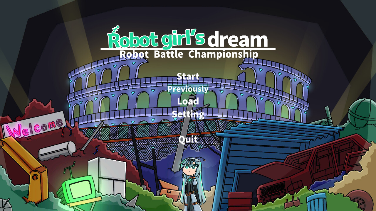 ロボット少女は夢を見る-RobotBattleChampionship- screenshot #1