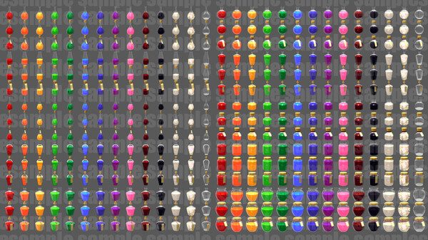 RPG Maker MV - Potions Asset Pack 4K