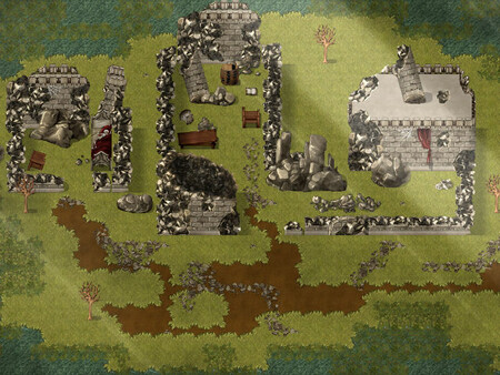 RPG Maker MZ - KR Fortress Ruins Tileset