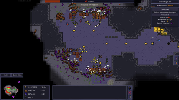 Deep Among the Swarm screenshot 1