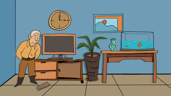 На его могиле.