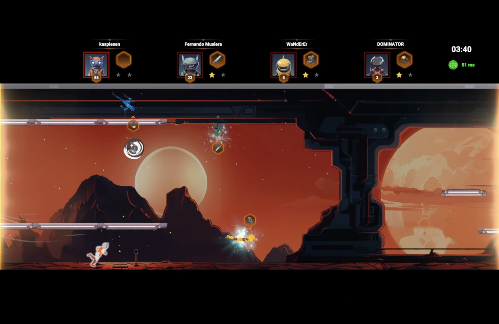 Swing Into Zero-G: Space Parkour Race Featured Screenshot #1