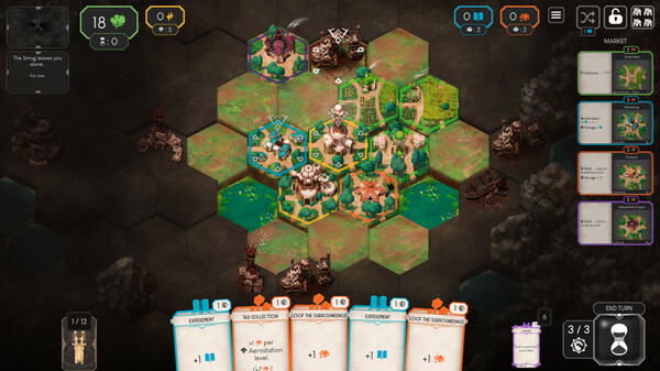 Screenshot z Dawnmaker
