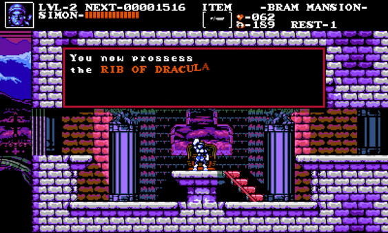 Screenshot 3 of The Transylvania Adventure of Simon Quest - more gameplay footage