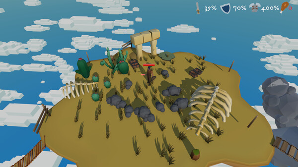 Screenshot z Skybound: Card Survival