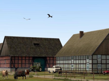 Screenshot z Railroad X : Modelset 1 - Railstation, Houses, Barn Screenshot z Railroad X : Modelset 1 - Railstation, Houses, Barn