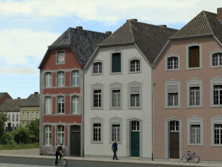 Screenshot z Railroad X : Modelset 1 - Railstation, Houses, Barn Screenshot z Railroad X : Modelset 1 - Railstation, Houses, Barn