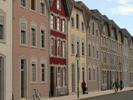 Screenshot z Railroad X : Modelset 1 - Railstation, Houses, Barn Screenshot z Railroad X : Modelset 1 - Railstation, Houses, Barn