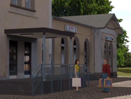 Screenshot z Railroad X : Modelset 1 - Railstation, Houses, Barn Screenshot z Railroad X : Modelset 1 - Railstation, Houses, Barn