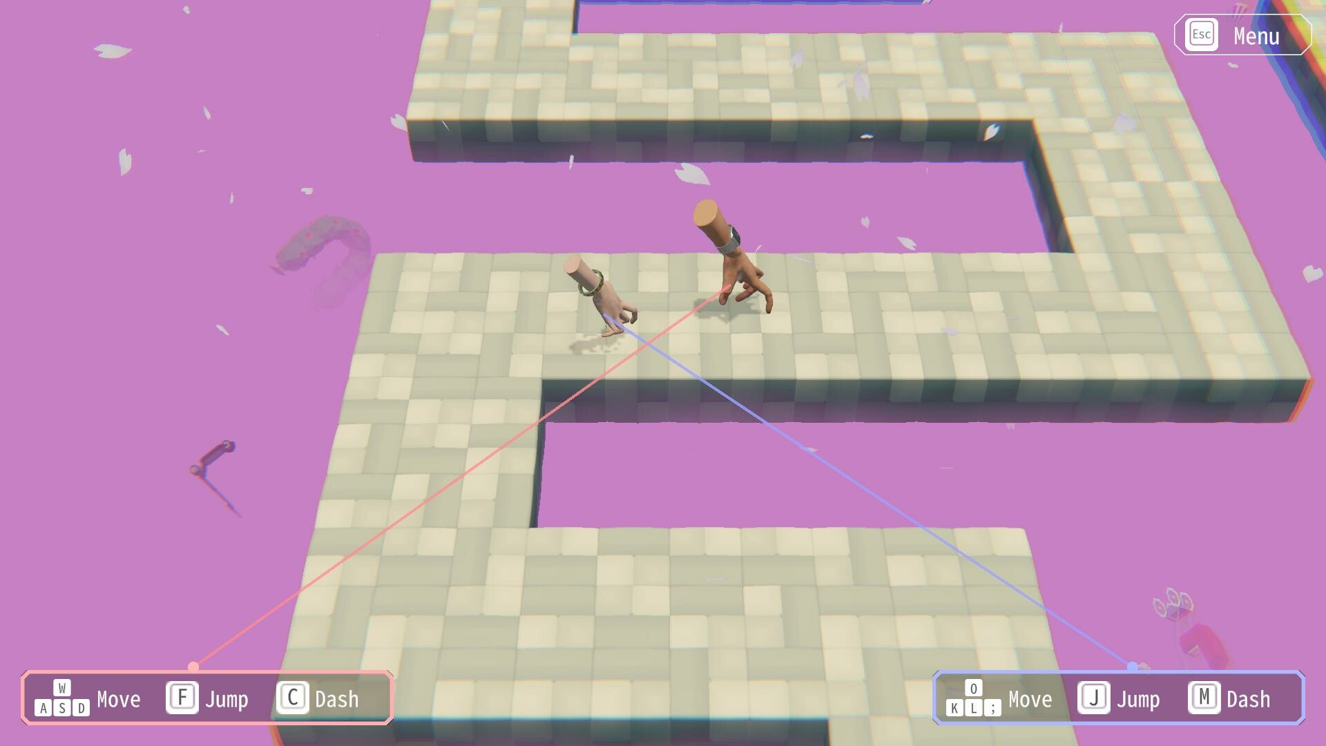 screenshot of 視覚と手の対称性についての仮説 3
