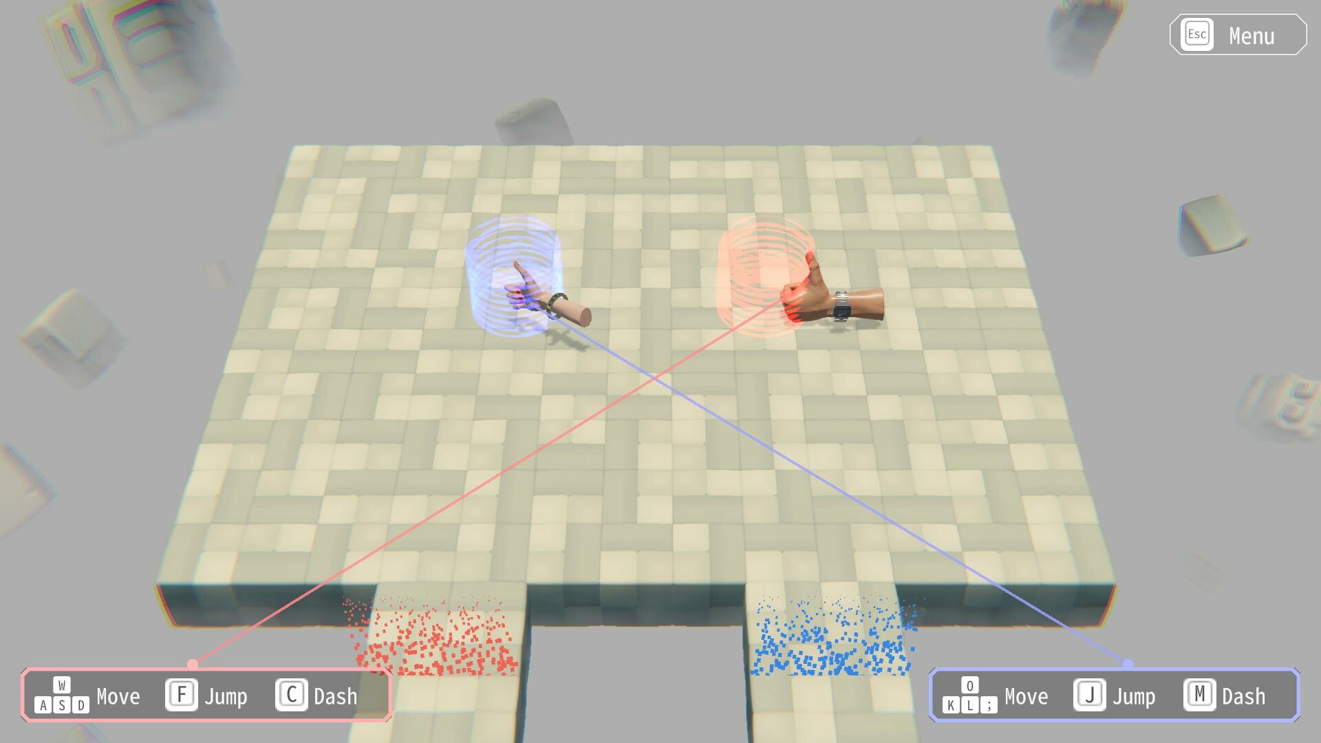 screenshot of 視覚と手の対称性についての仮説 2