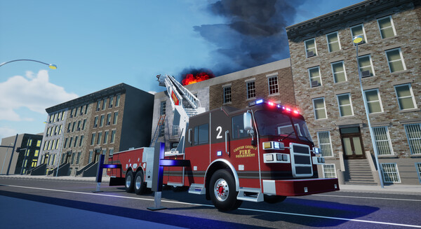 Into The Flames - Tower Ladder Vehicle