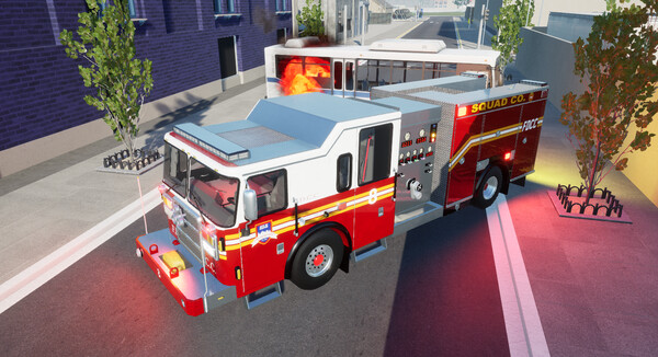 Into The Flames - Tower Ladder Vehicle