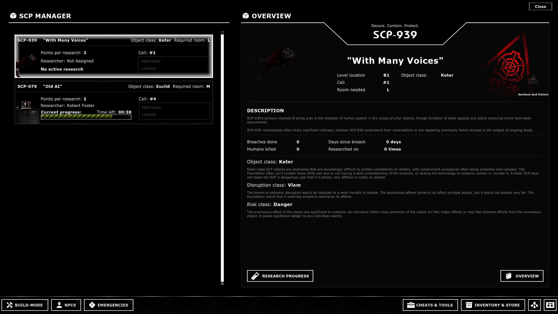 SCP New Management screenshot 4