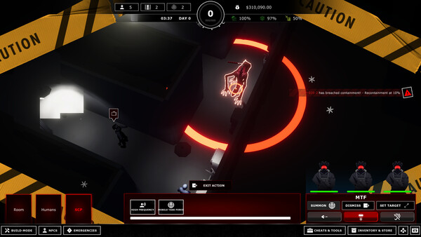 Скриншот 1 из игры SCP New Management