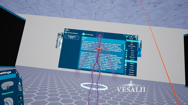 Vesalii Anatomy VR Student screenshot 3