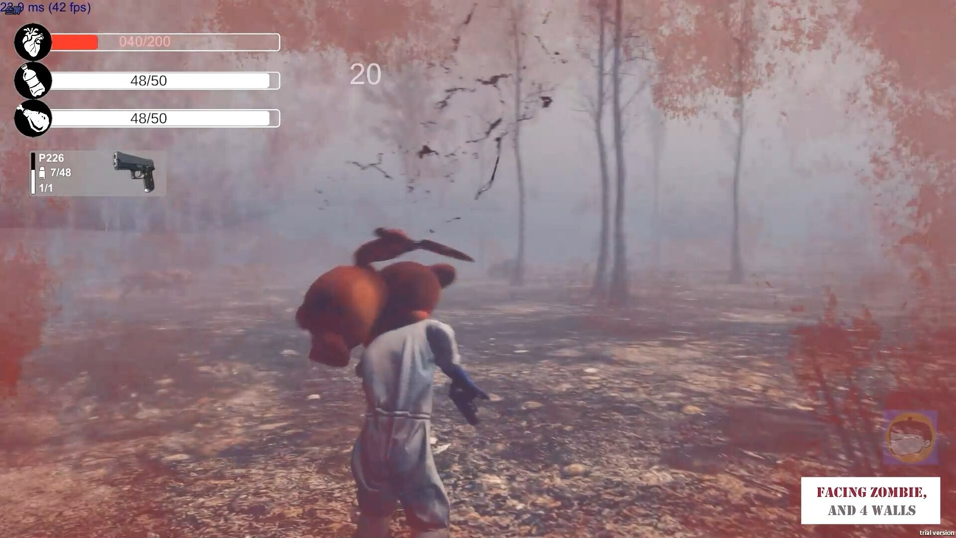 Facing Zombie,and 4 Walls screenshot #2