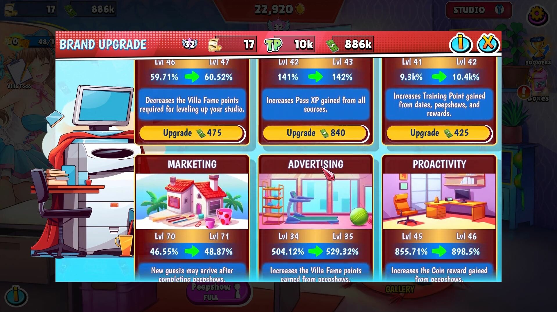 Voyeur Villa - Harem Manager screenshot #6