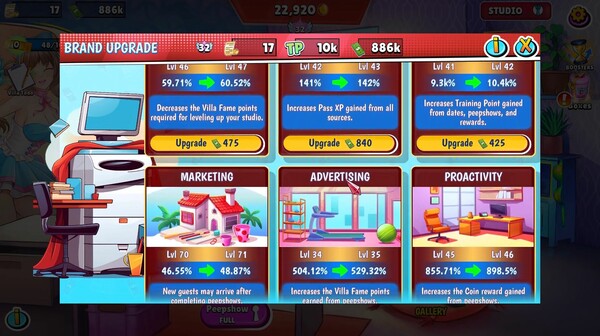 Screenshot z Voyeur Villa - Harem Manager