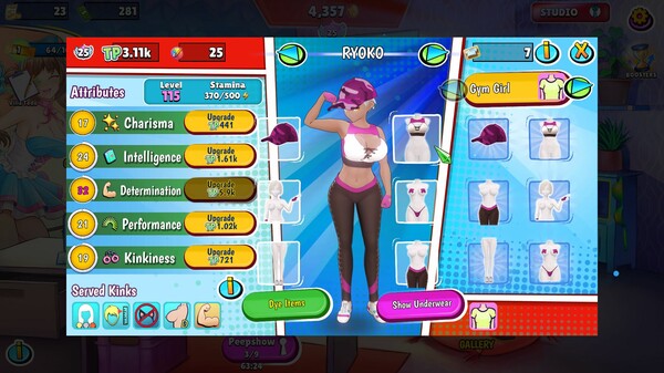 Screenshot z Voyeur Villa - Harem Manager