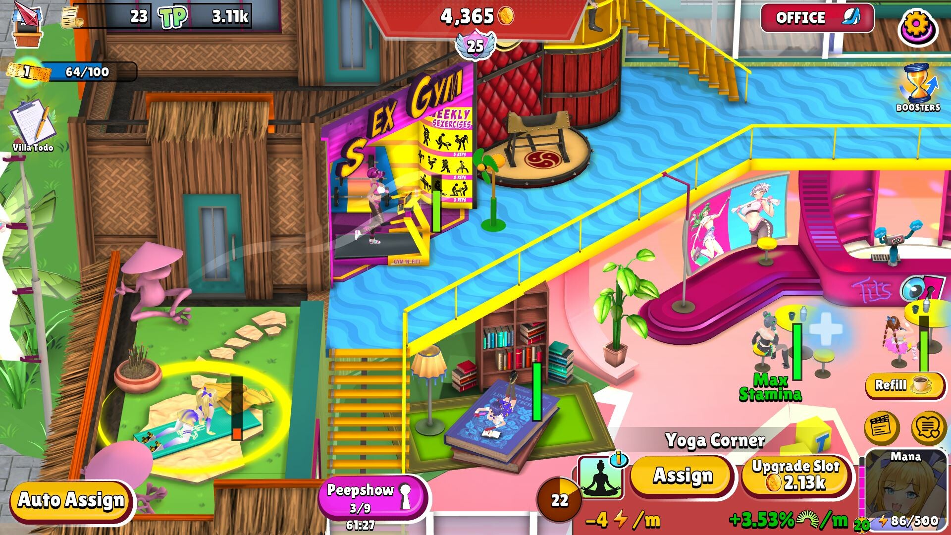 Voyeur Villa - Harem Manager screenshot #2