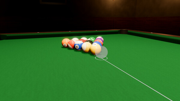 Pocketing the ball-Billiards Simulator - 8 ball- 3D pool — screenshot 5