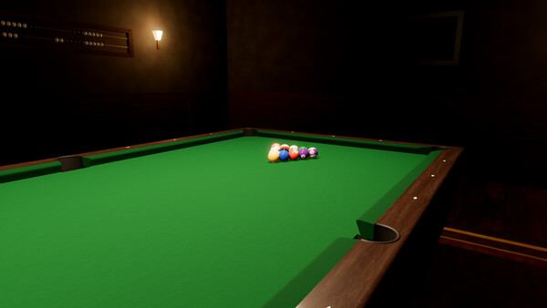Pocketing the ball-Billiards Simulator - 8 ball- 3D pool — 8