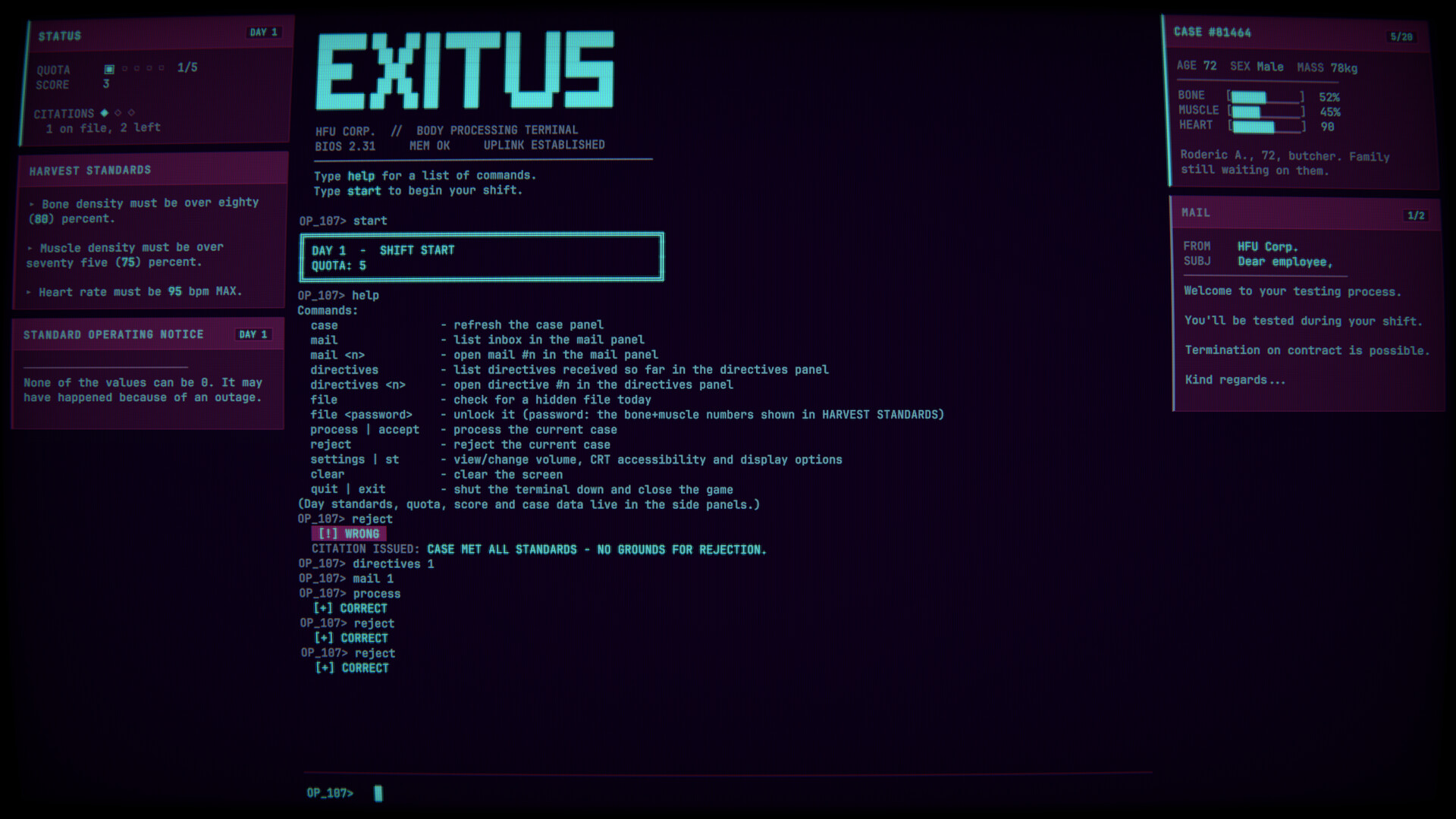 Exitus screenshot 4