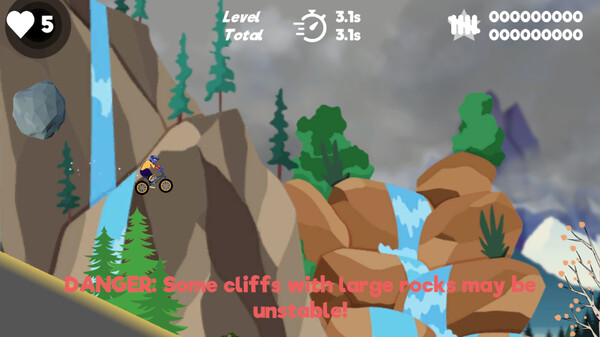Screenshot 4 of BMX Gravel - final gameplay screenshot
