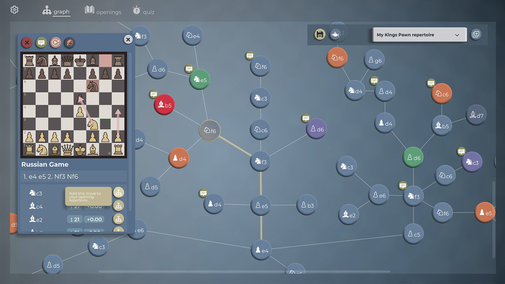 #1. Chess Opening Repertoire Builder (Steam) بواسطة: BRANE