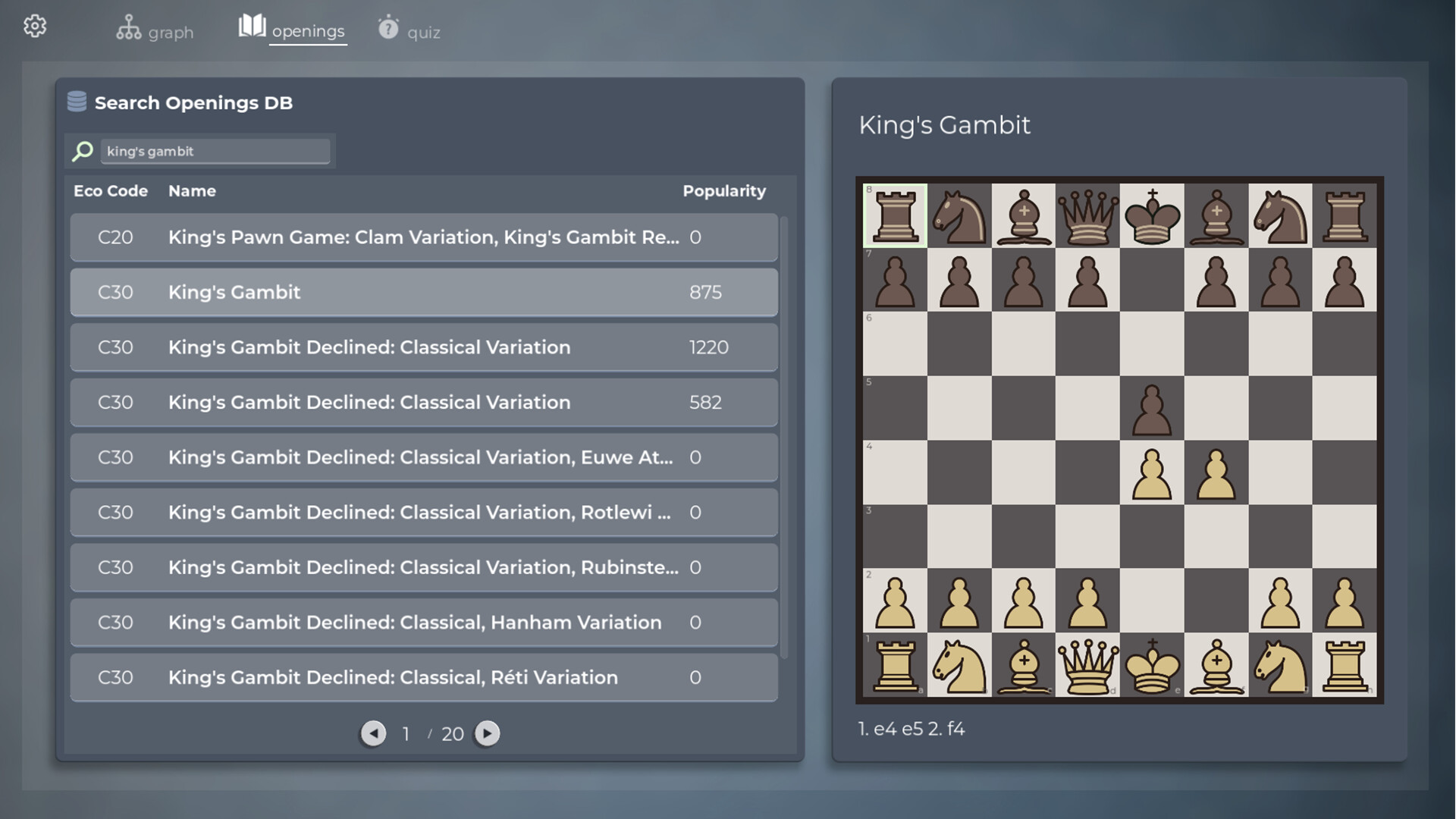 #4. Chess Opening Repertoire Builder (Steam) بواسطة: BRANE