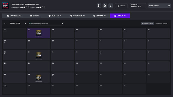 Pro Wrestling Manager screenshot 4