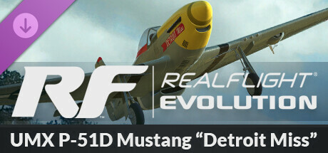 RealFlight Evolution - E-flite UMX P-51D Mustang “Detroit Miss”