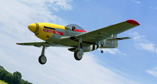 RealFlight Evolution - E-flite UMX P-51D Mustang “Detroit Miss”