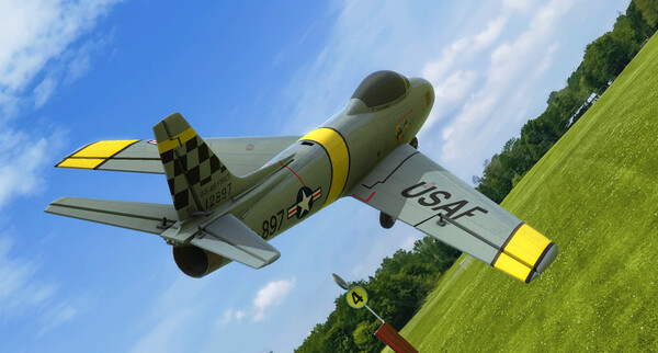RealFlight Evolution - E-flite UMX F-86 Sabre 30mm EDF