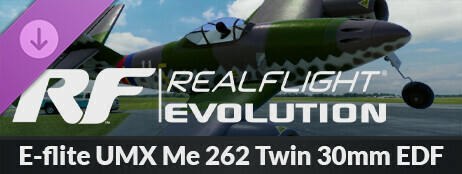 RealFlight Evolution - E-flite UMX Me 262 Twin 30mm EDF cover art