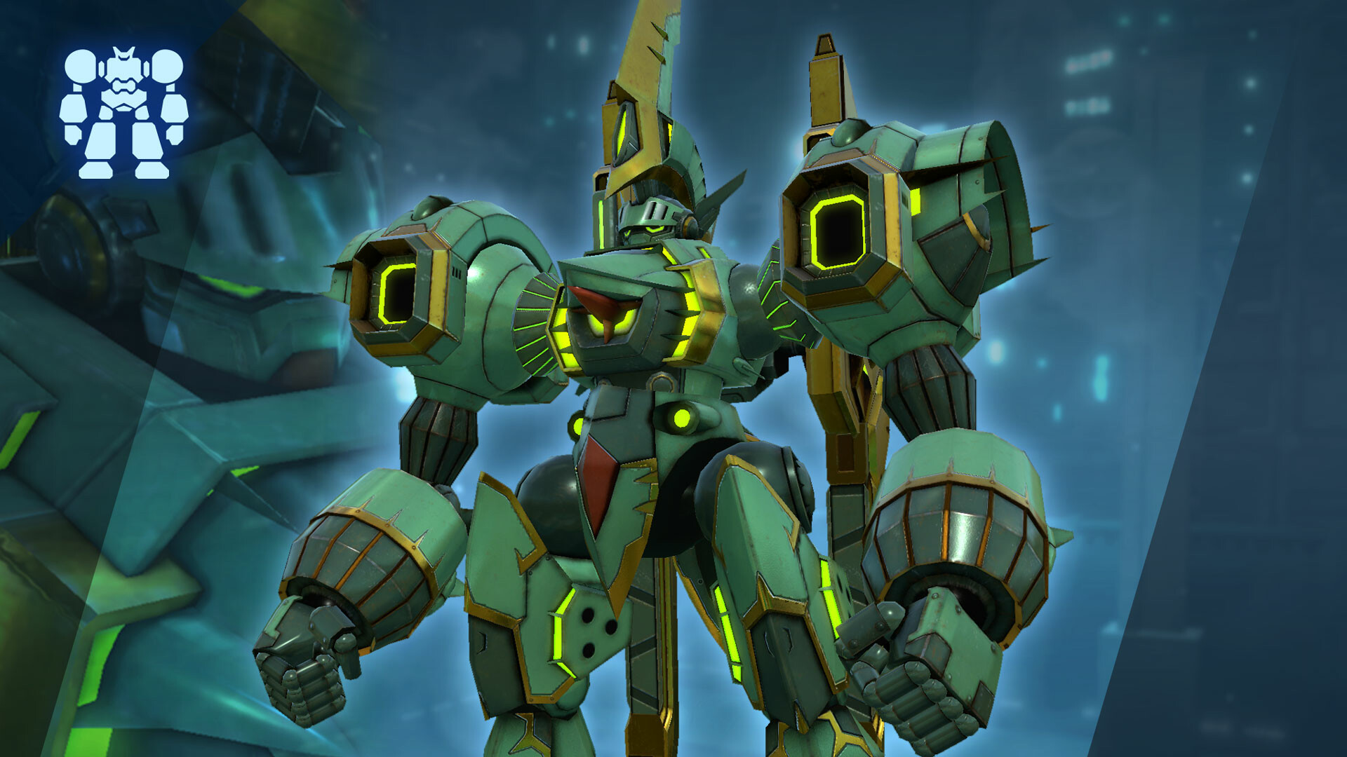 MEGATON MUSASHI W: WIRED - Rogue "Arthur Riser (Dragon Green)" Featured Screenshot #1