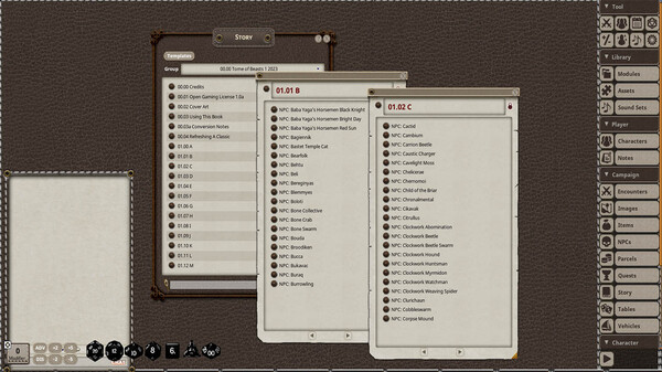 Fantasy Grounds - Tome of Beasts for 5th Edition (2023 Edition)