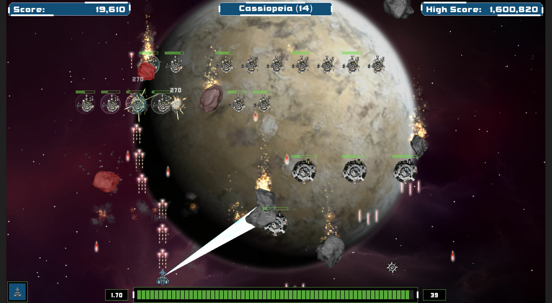 #9. Gratuitous Space Shooty Game (Steam) Podle: Positech Games