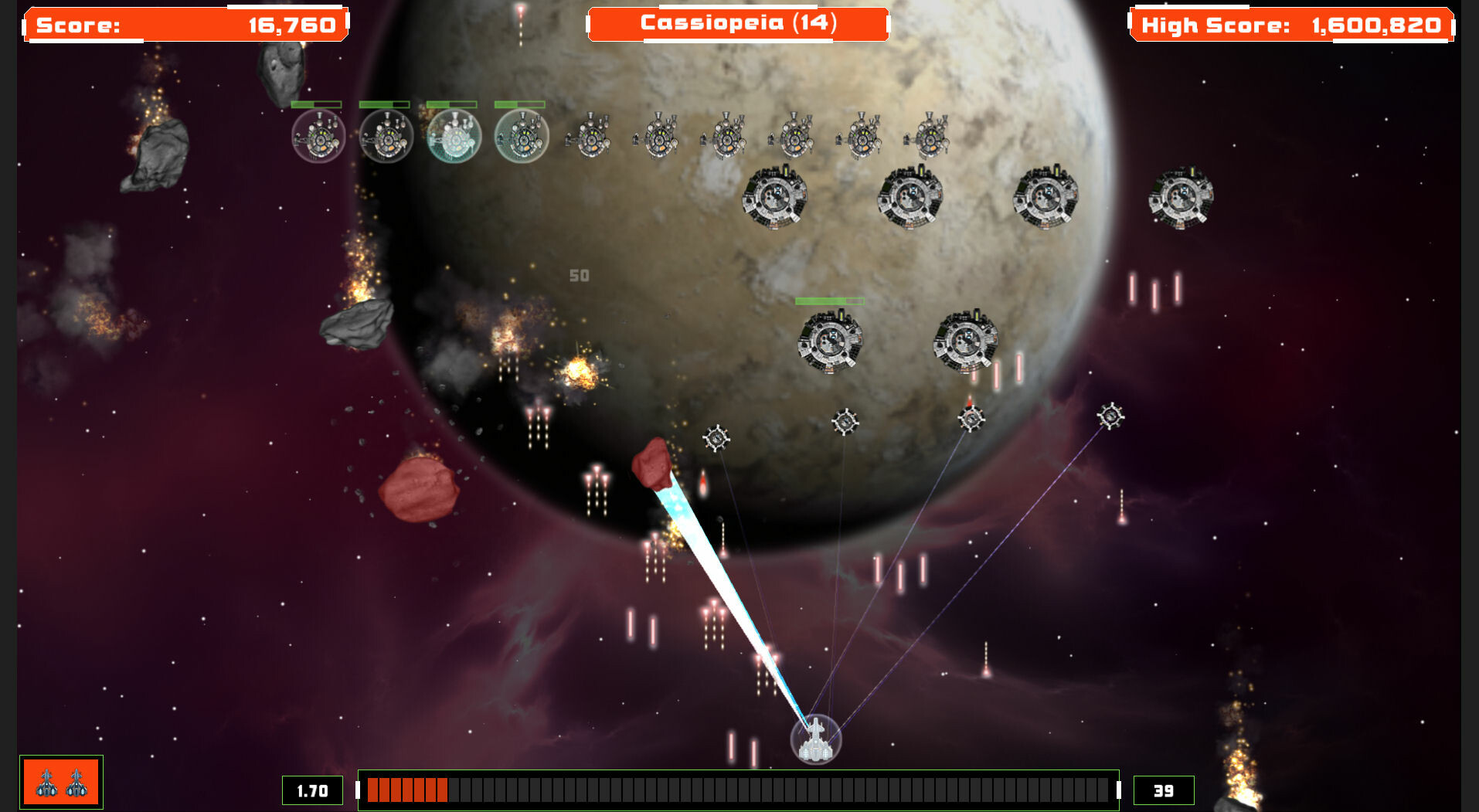 #8. Gratuitous Space Shooty Game (Steam) Podle: Positech Games