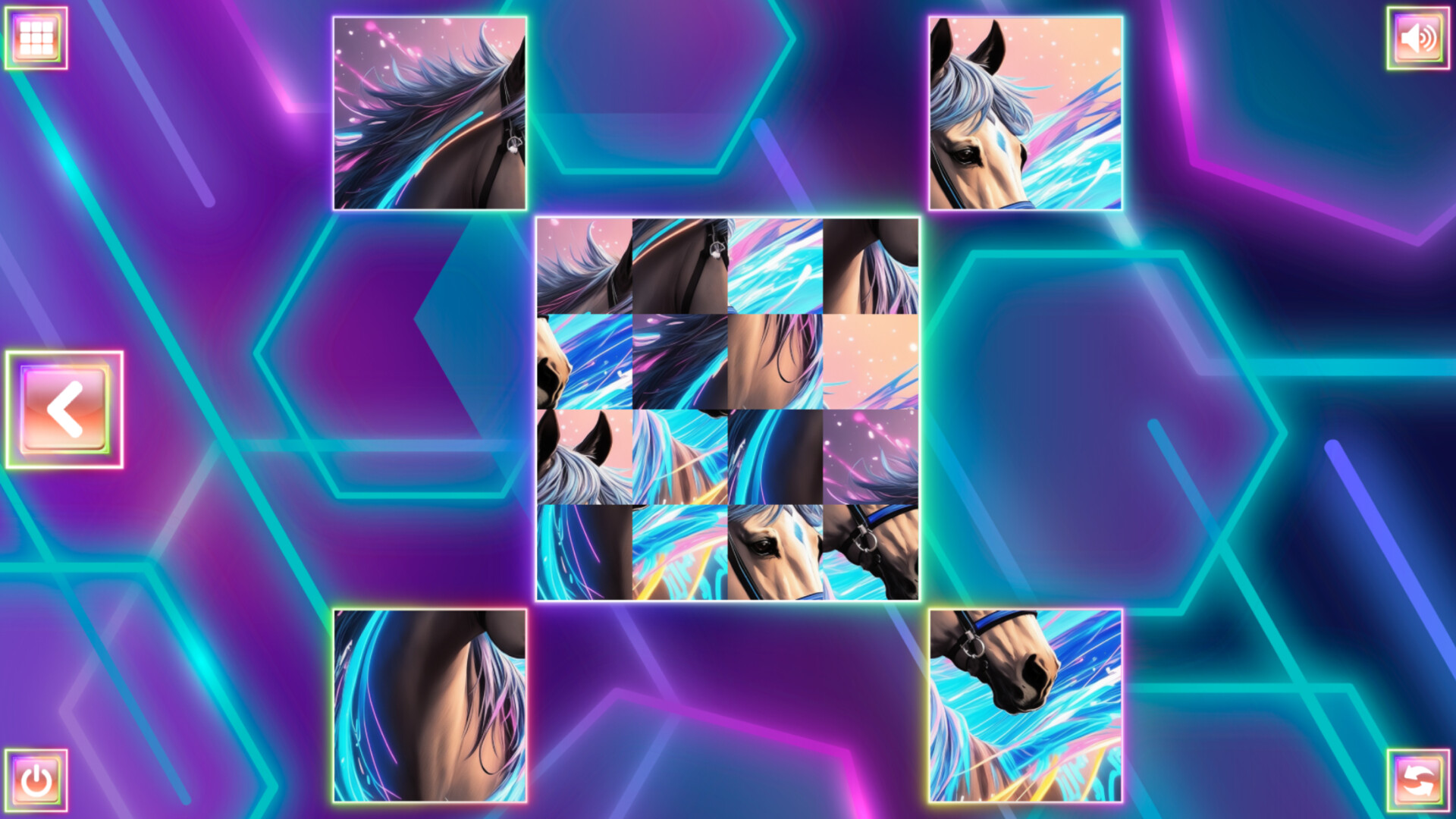 Neon Fantasy: Horses screenshot 3