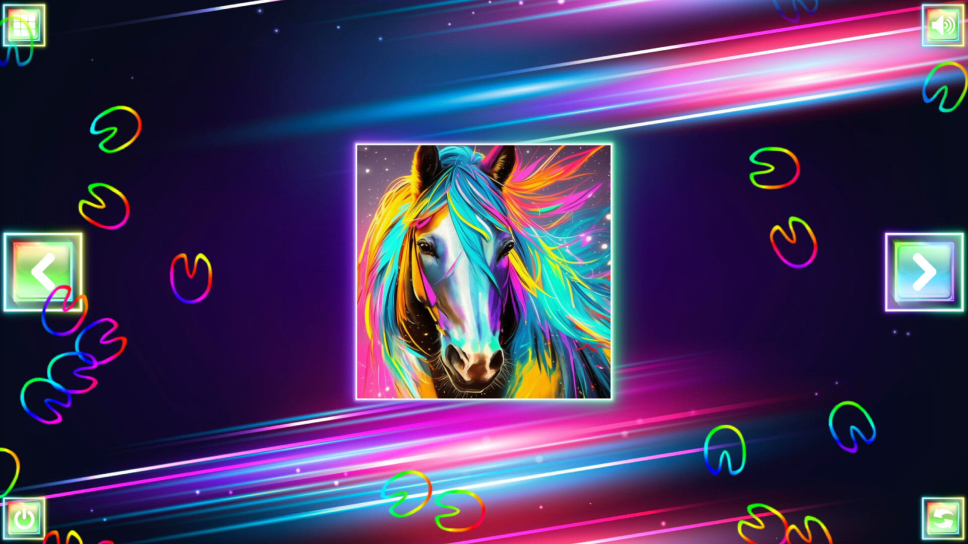 Neon Fantasy: Horses screenshot 6
