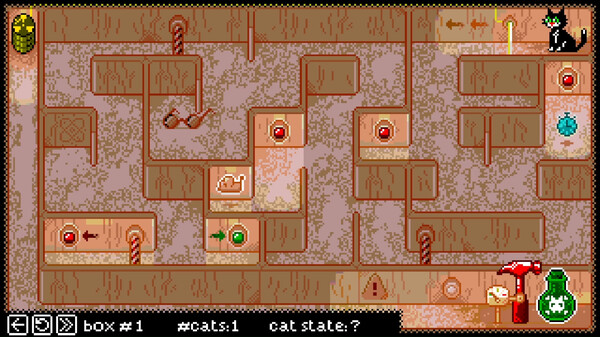Screenshot z Schrodinger's Cat Experiment