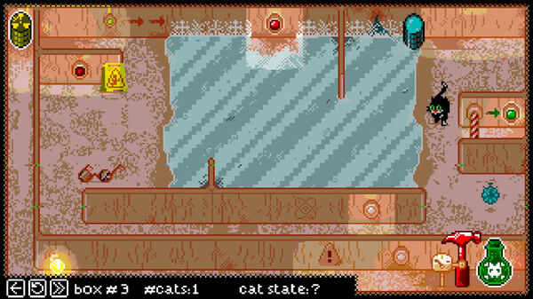 Screenshot z Schrodinger's Cat Experiment