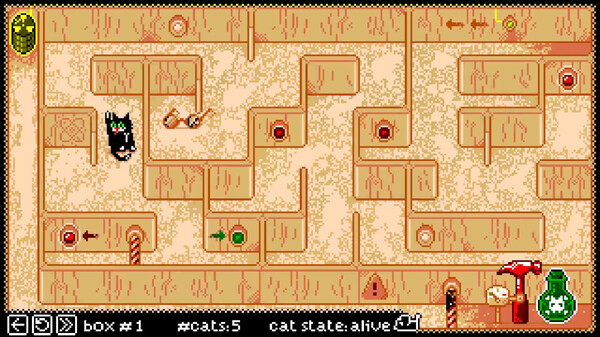 Screenshot z Schrodinger's Cat Experiment