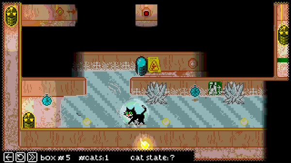 Screenshot z Schrodinger's Cat Experiment